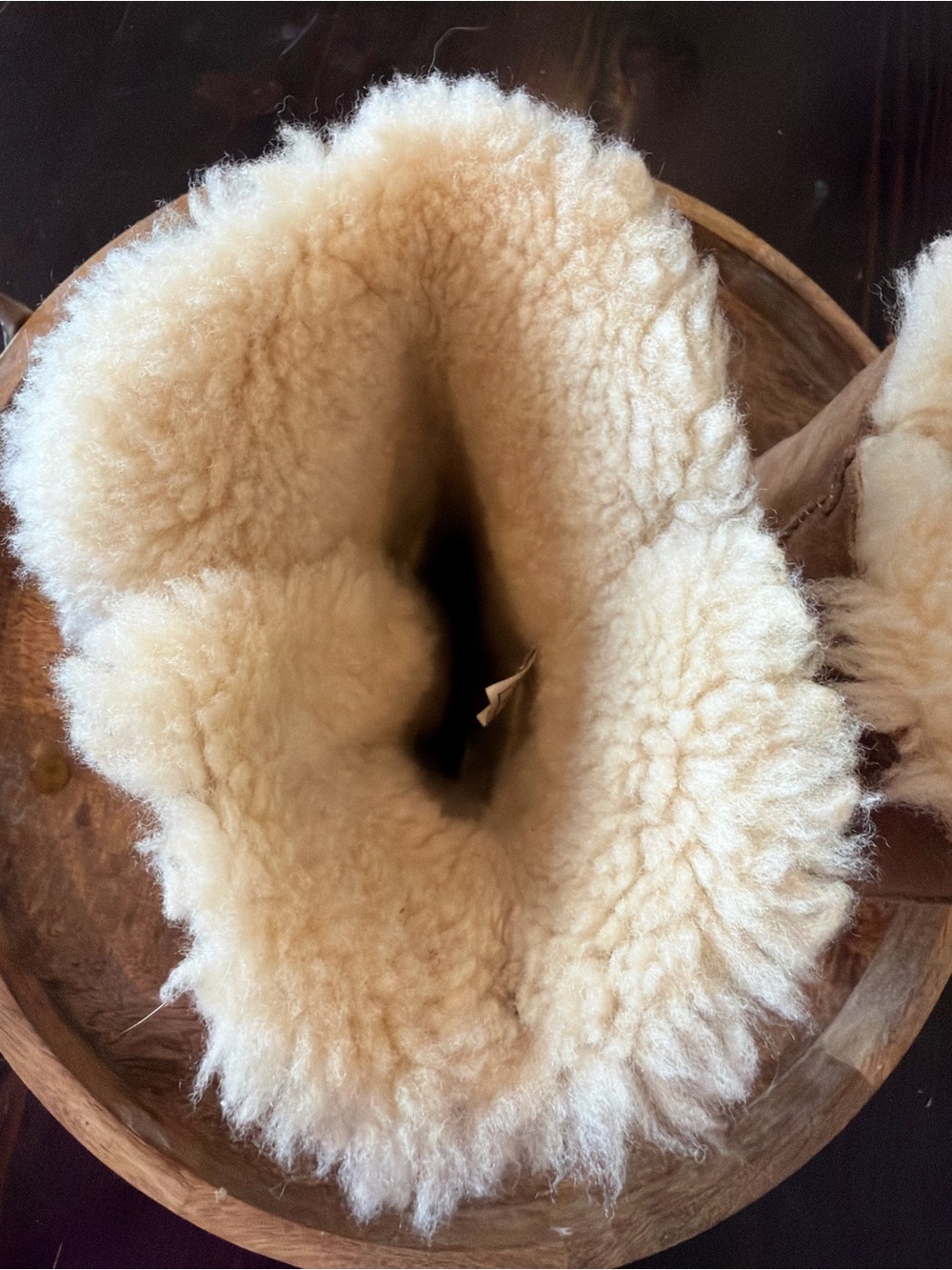 UGG Kids Tall Chestnut Bailey Button Shearling Boots kids 13 - Picture 7 of 10